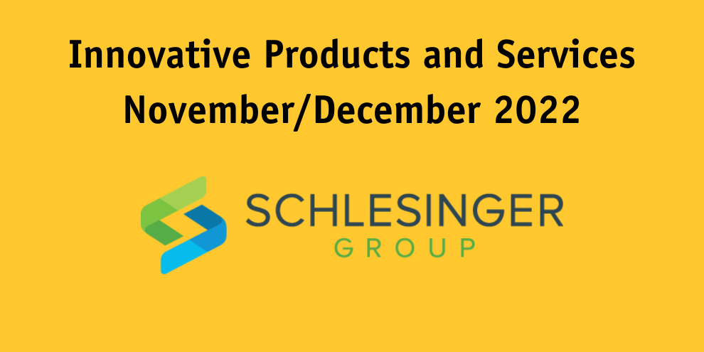 Innovative Products And Services 2022 Schlesinger Group