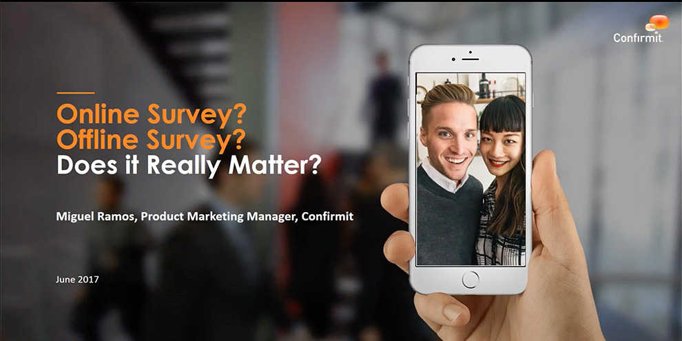 Confirmit Webinar Title Survey Reseearch