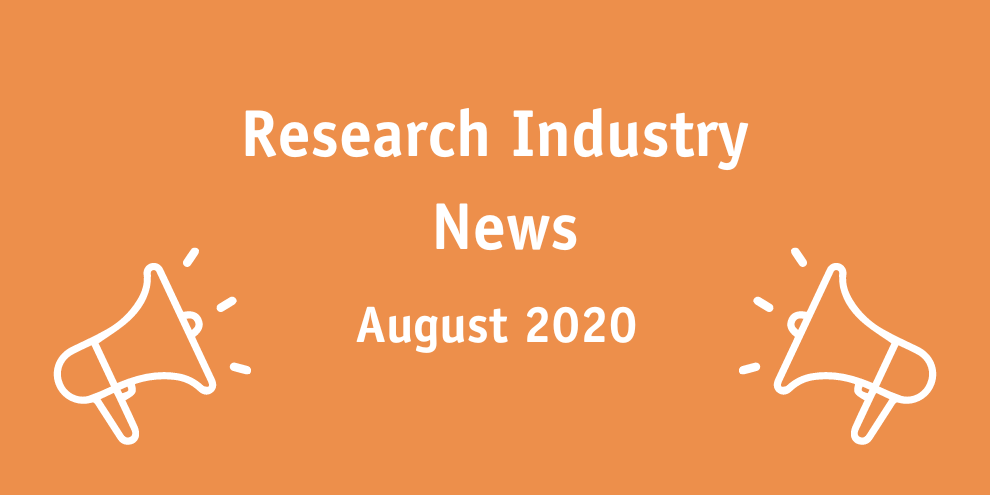 Research Industry News August 2020