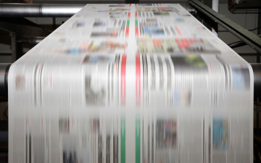 Printing Press At Work