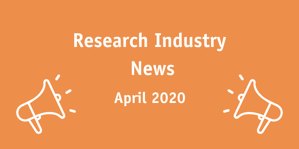 Research Industry News April 2020