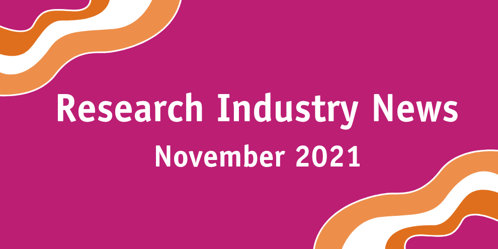 Research Industry News November 2021