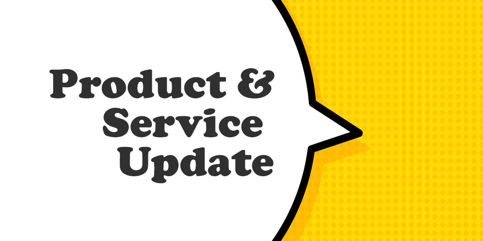 Product and Service Update May 2016 article image
