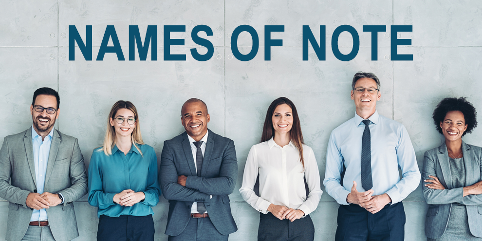 Names of Note May 2007 article image