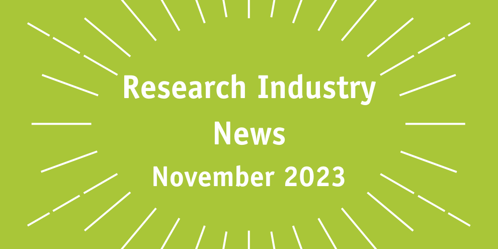 Marketing Research Industry News November 2023 article image