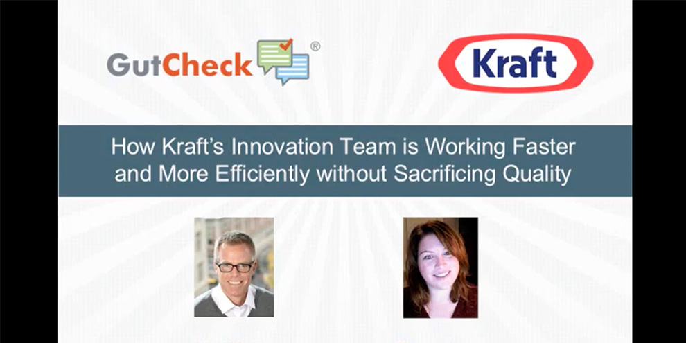 GutCheck Webinar: How Kraft’s Consumer Insights and Strategy Team is Working Faster and More Efficiently without Sacrificing Quality article image