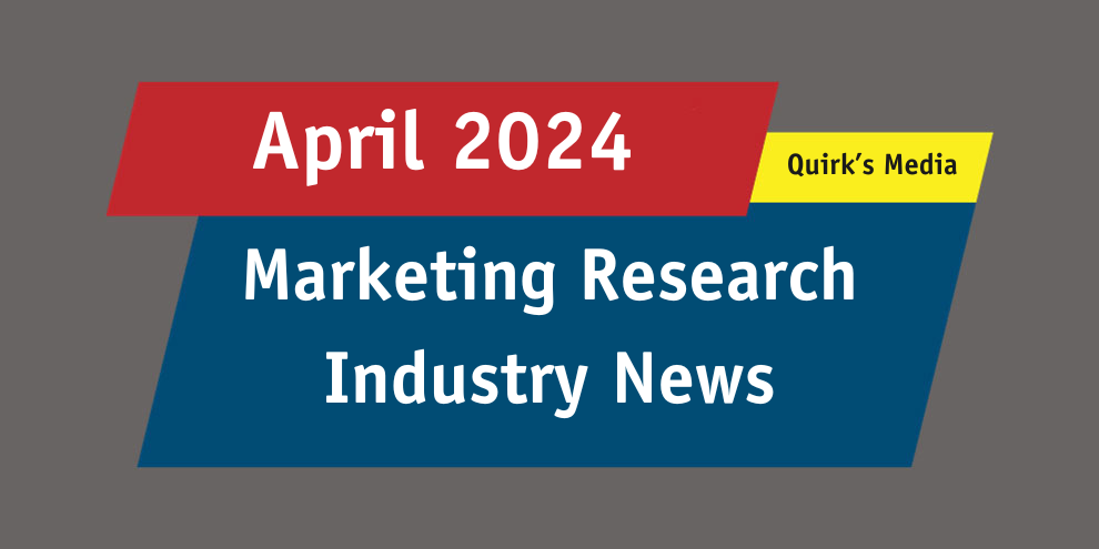Research Industry News April 2024 article image
