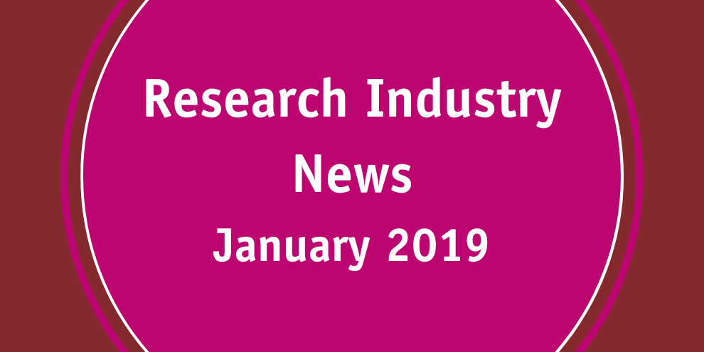 Research Industry News January 2019 article image