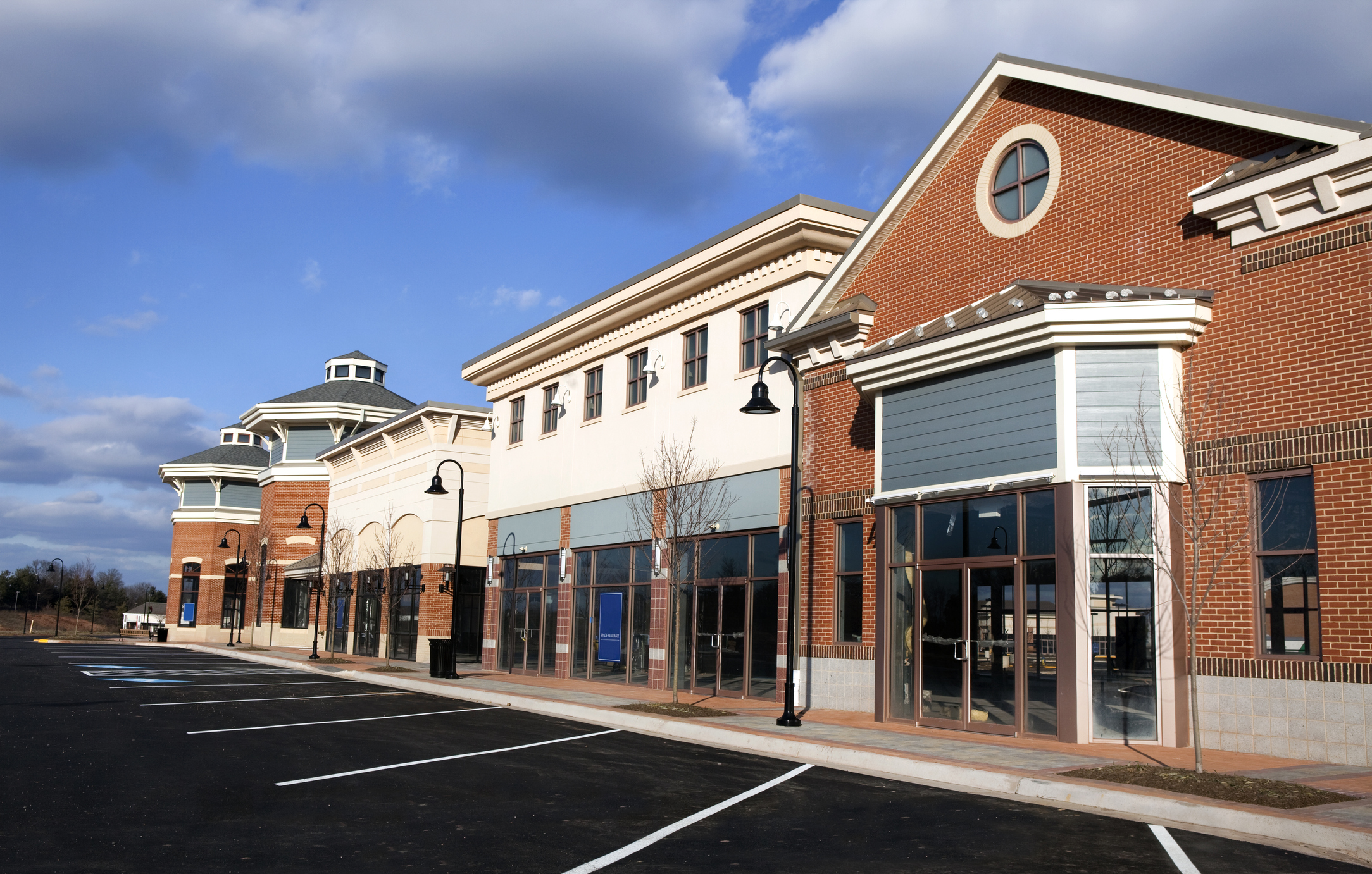 Retail Strip Mall With Vacancies
