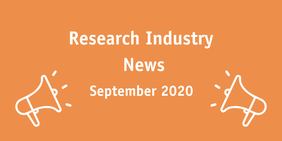 Research Industry News September 2020