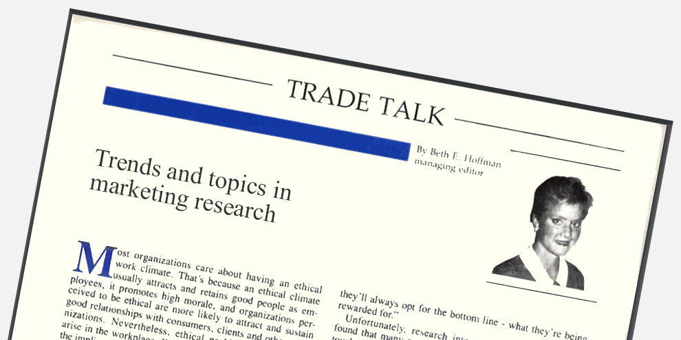 Market Research Trade Talk With Beth Hoffman