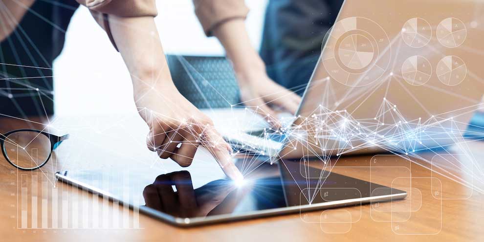 Digsite Webinar Person Pressing Tablet Showing Data