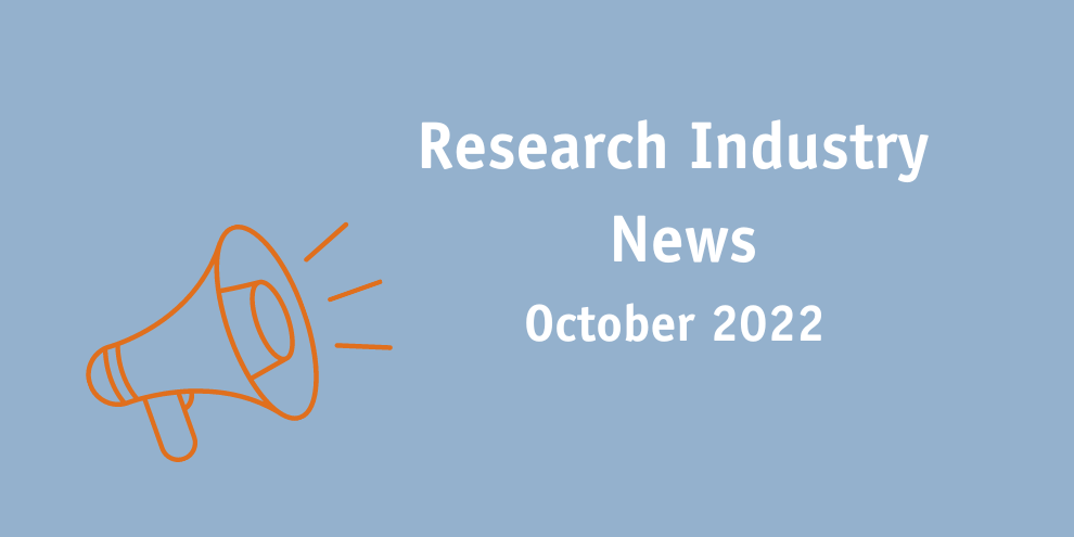 Research Industry News October 2022