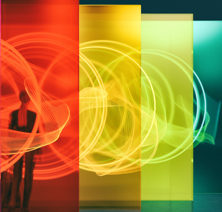 Illuminated Glass Wall