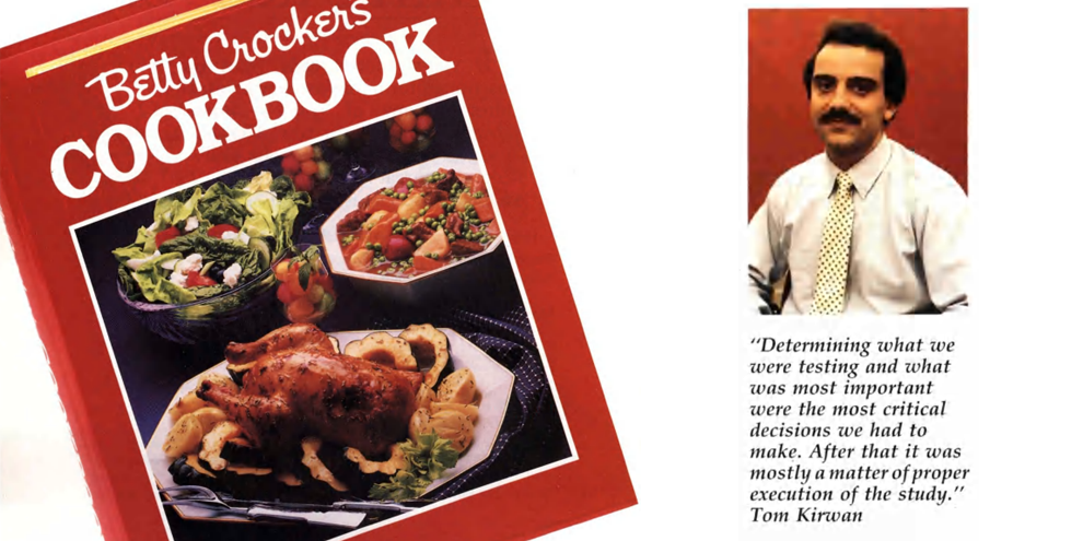 General Mills marketing research decides cookbook cover article image