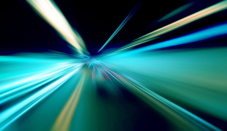 Abstract Blurred Traffic Lights