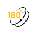 180 Degrees View Icon
