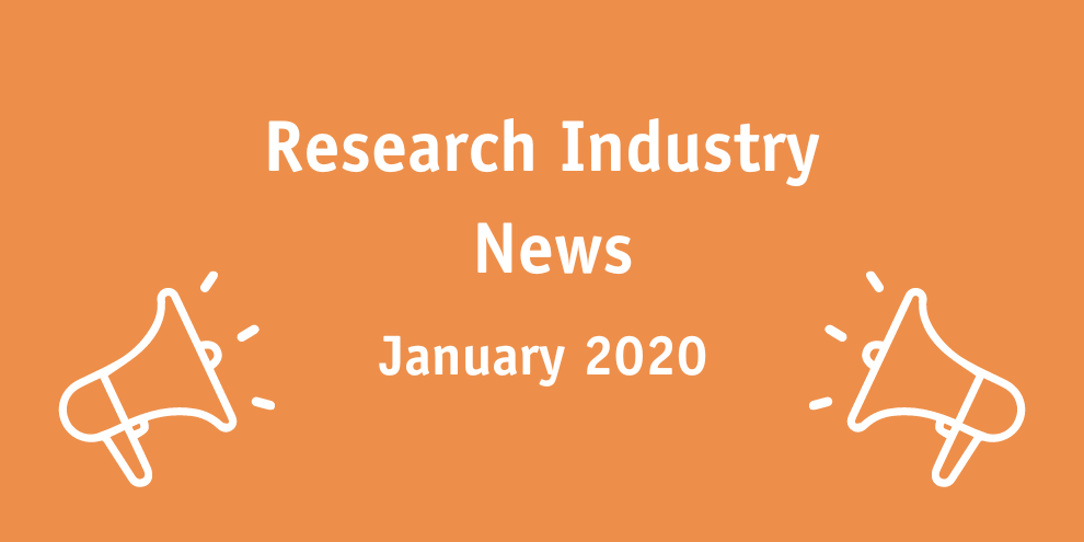 Research Industry News January 2020 article image