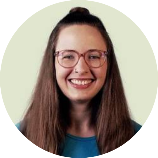 Madita Brandhorst’s headshot on a green background.