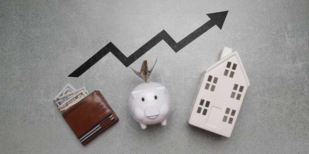 Cost Of Living Wallet Piggy Bank House Increasing