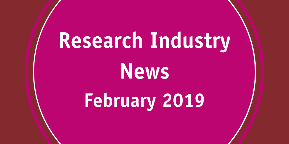 Research Industry News February 2019 article image