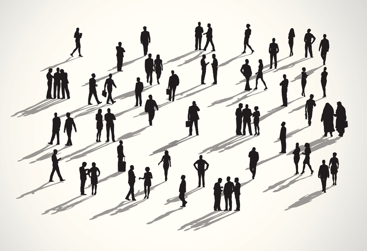 Silhouette People