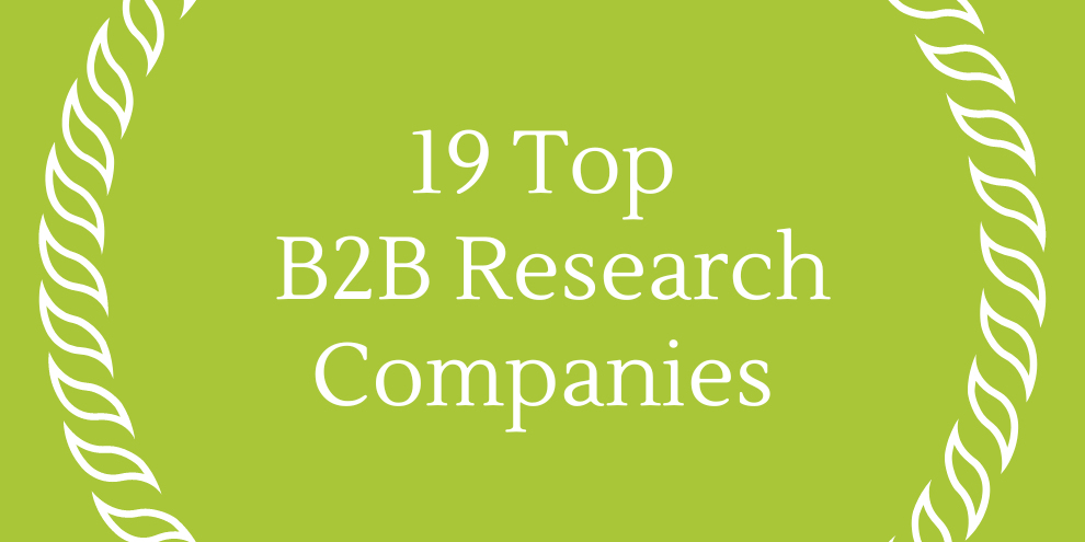 19 Top B2b Research Companies
