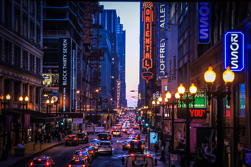 Chicago Theatre Street
