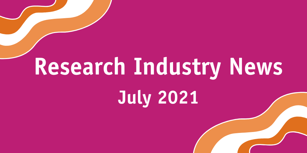 Research Industry News July 2021 article image