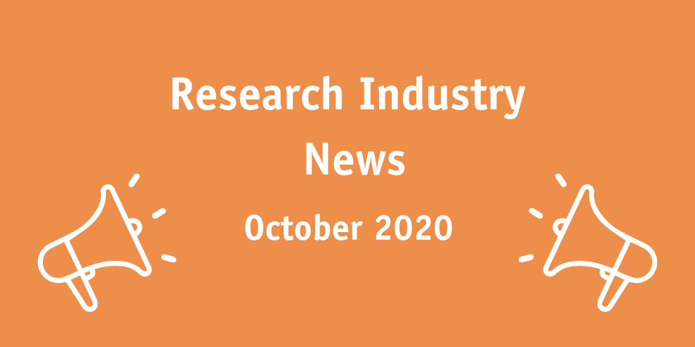 Research Industry News October 2020