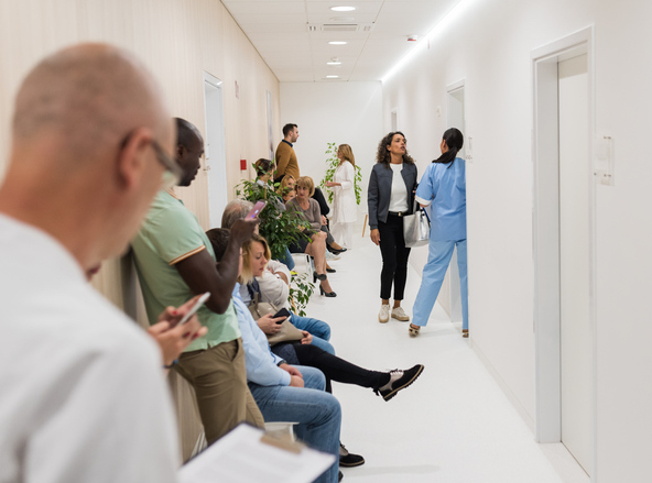 Waiting Room In A Hospital