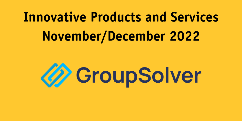 Innovative Products And Services 2022 Groupsolver