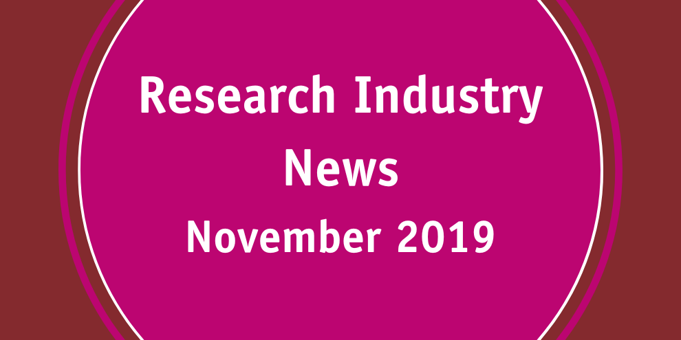 Research Industry News November 2019