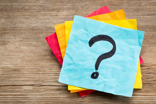 Question Mark On Sticky Note Picture Id497254373