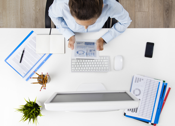 Person At Desk
