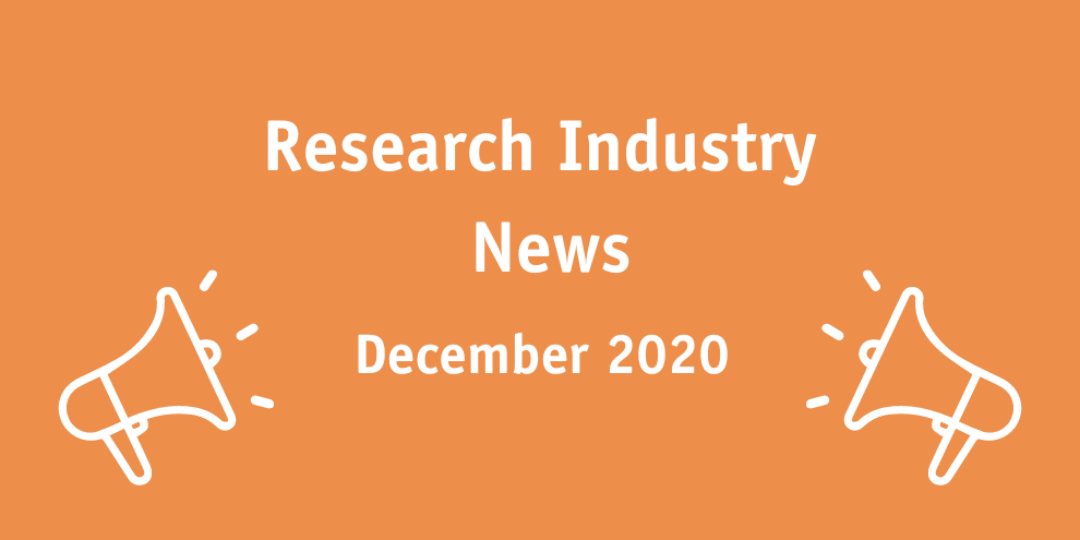 Research Industry News December 2020 article image