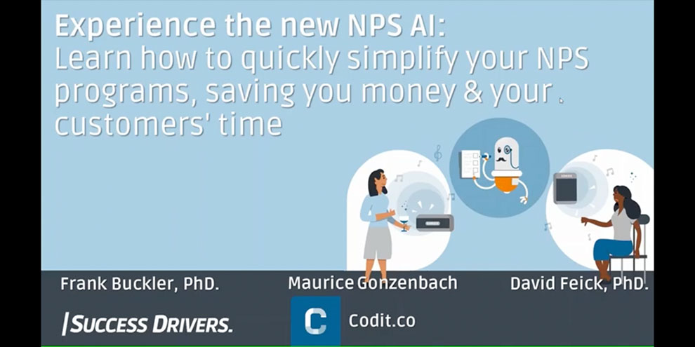 Success Drivers Webinar Title Slide Nps Ai Blue Background
